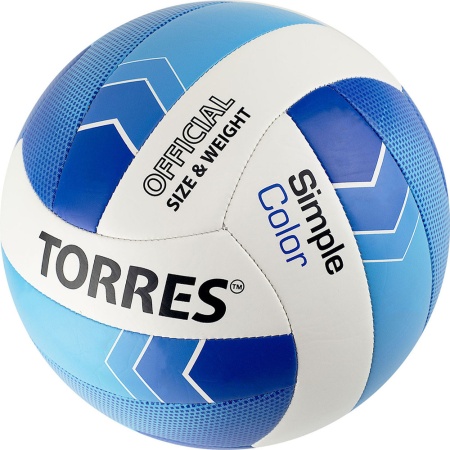 Купить Мяч волейбольный Torres Simple Color любительский р.5 в Уяре 